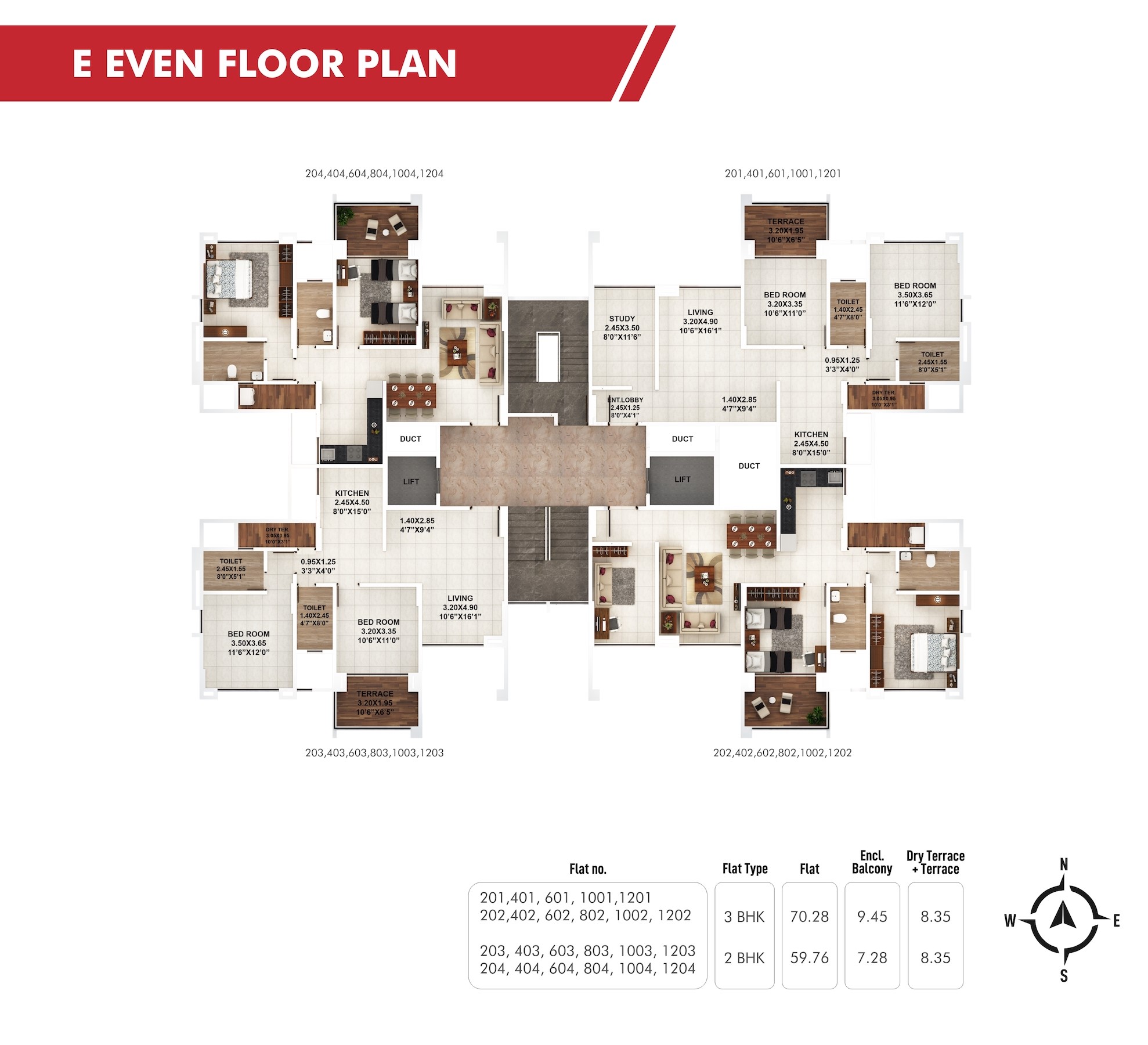 Piccadilly E Even Floor Plan