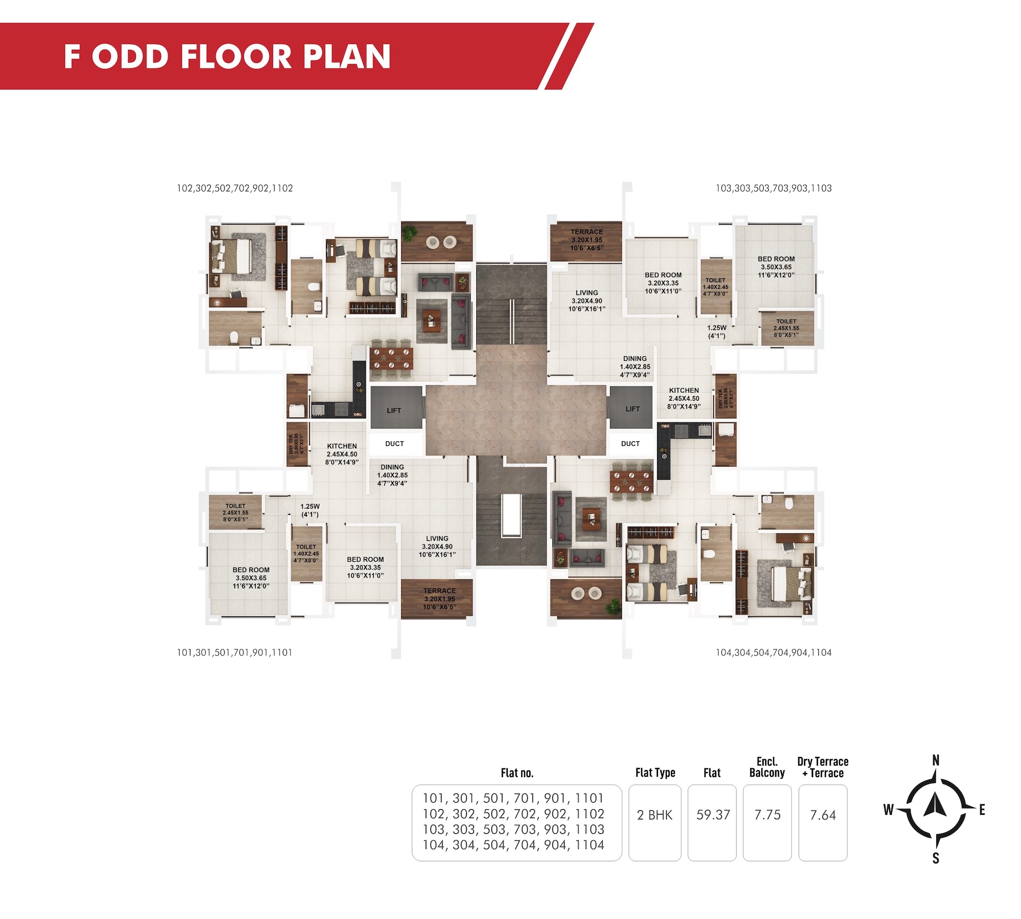 Piccadilly F Odd Floor Plan